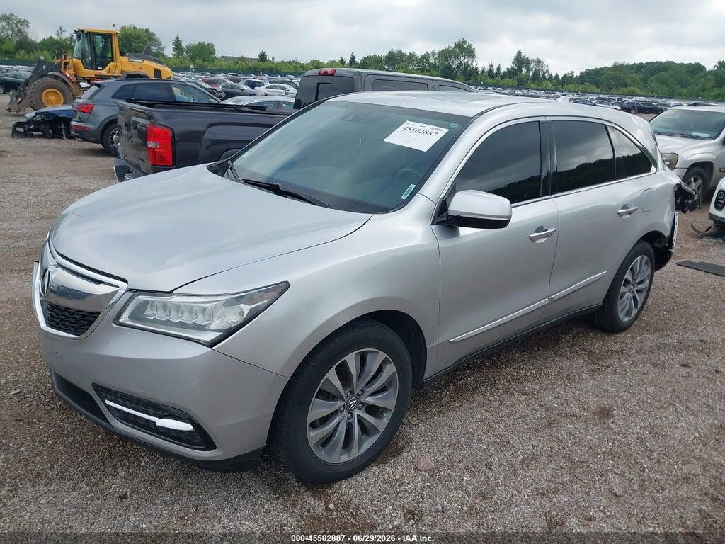 5FRYD3H49EB010159 2014 ACURA MDX photo no. 2