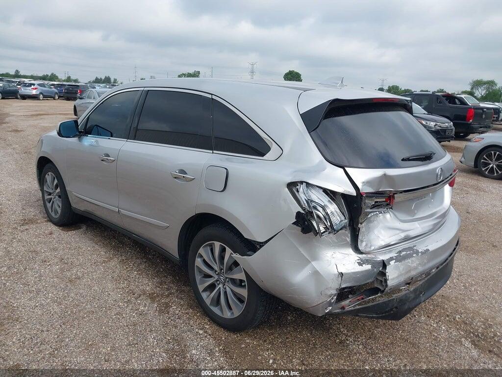 5FRYD3H49EB010159 2014 ACURA MDX photo no. 3