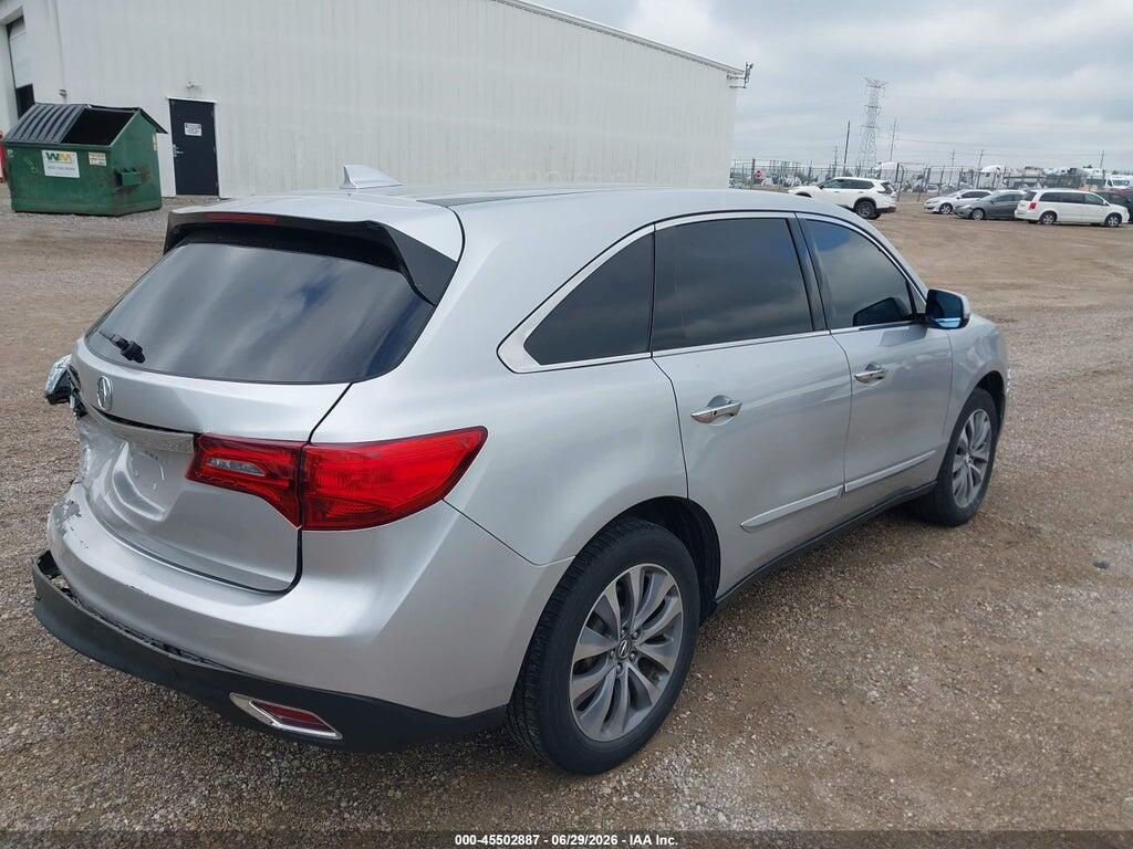5FRYD3H49EB010159 2014 ACURA MDX photo no. 4