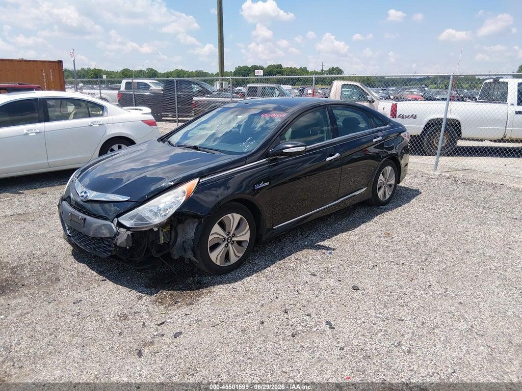 KMHEC4A42EA105075 2014 HYUNDAI SONATA HYBRID photo no. 2