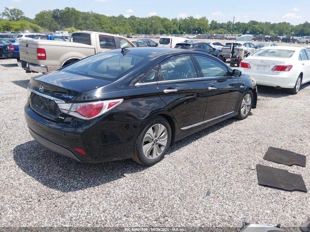 KMHEC4A42EA105075 2014 HYUNDAI SONATA HYBRID photo no. 4