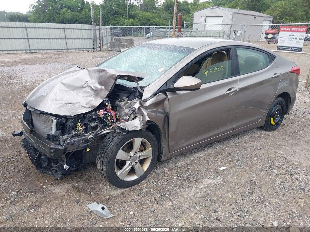5NPDH4AE4CH081202 2012 HYUNDAI ELANTRA photo no. 2