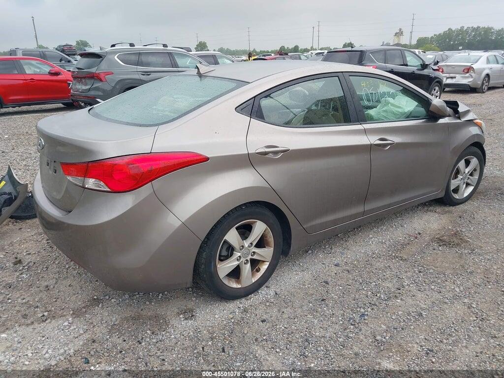 5NPDH4AE4CH081202 2012 HYUNDAI ELANTRA photo no. 4