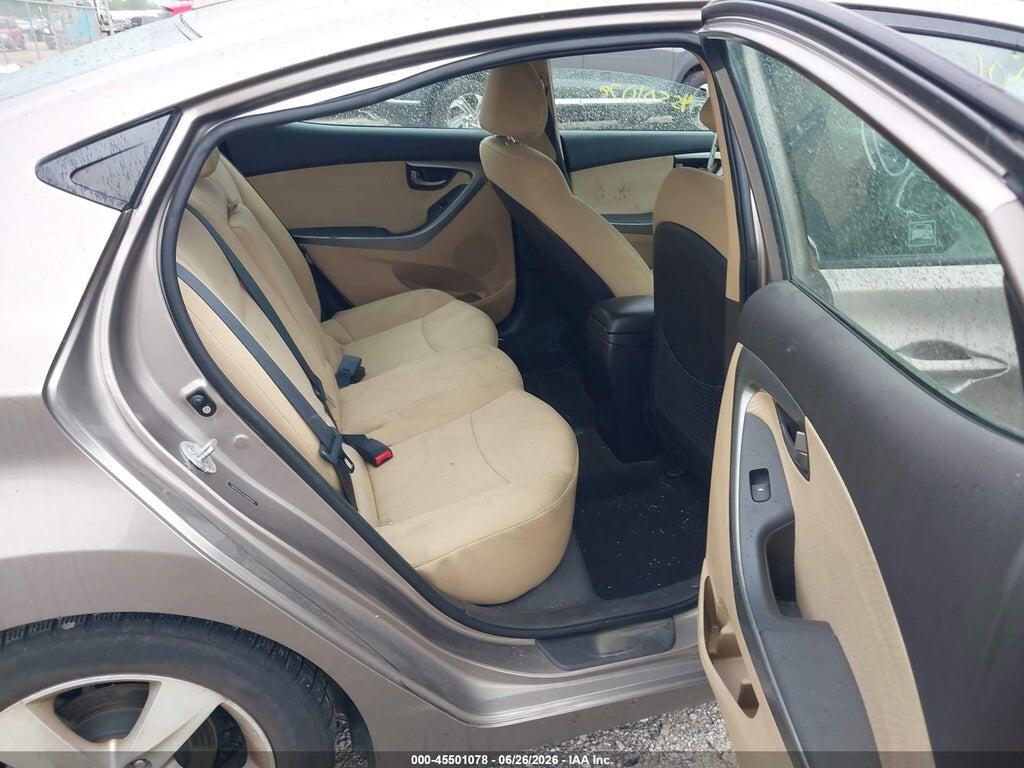 5NPDH4AE4CH081202 2012 HYUNDAI ELANTRA photo no. 8