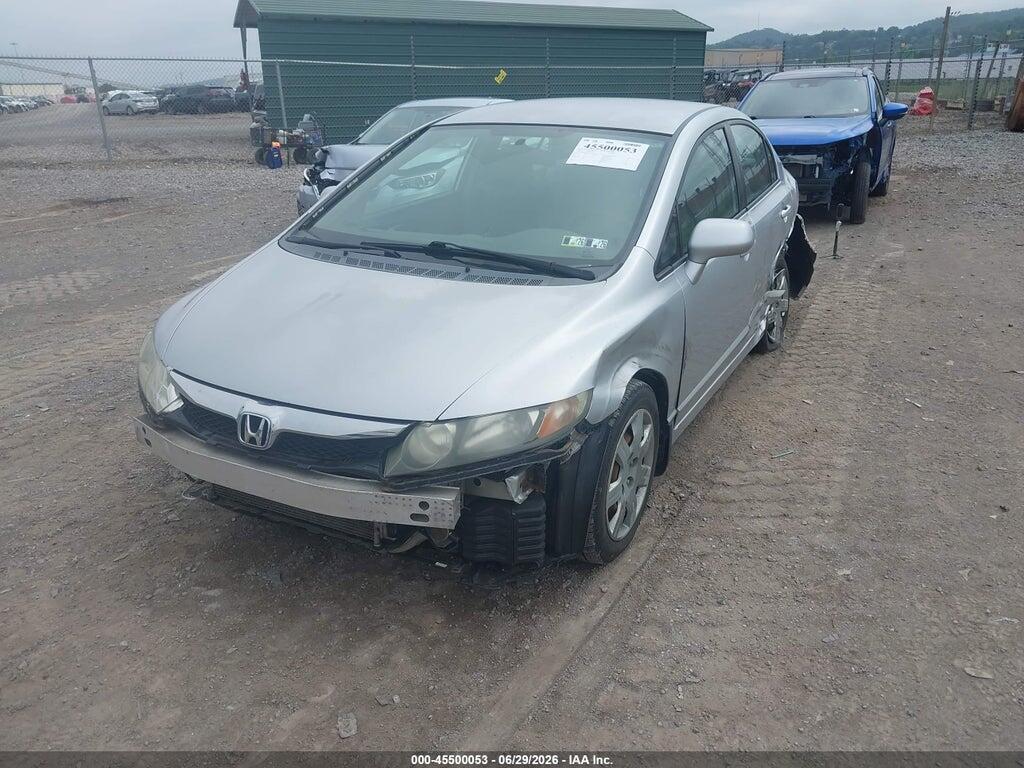 2HGFA16569H316335 2009 HONDA CIVIC photo no. 2