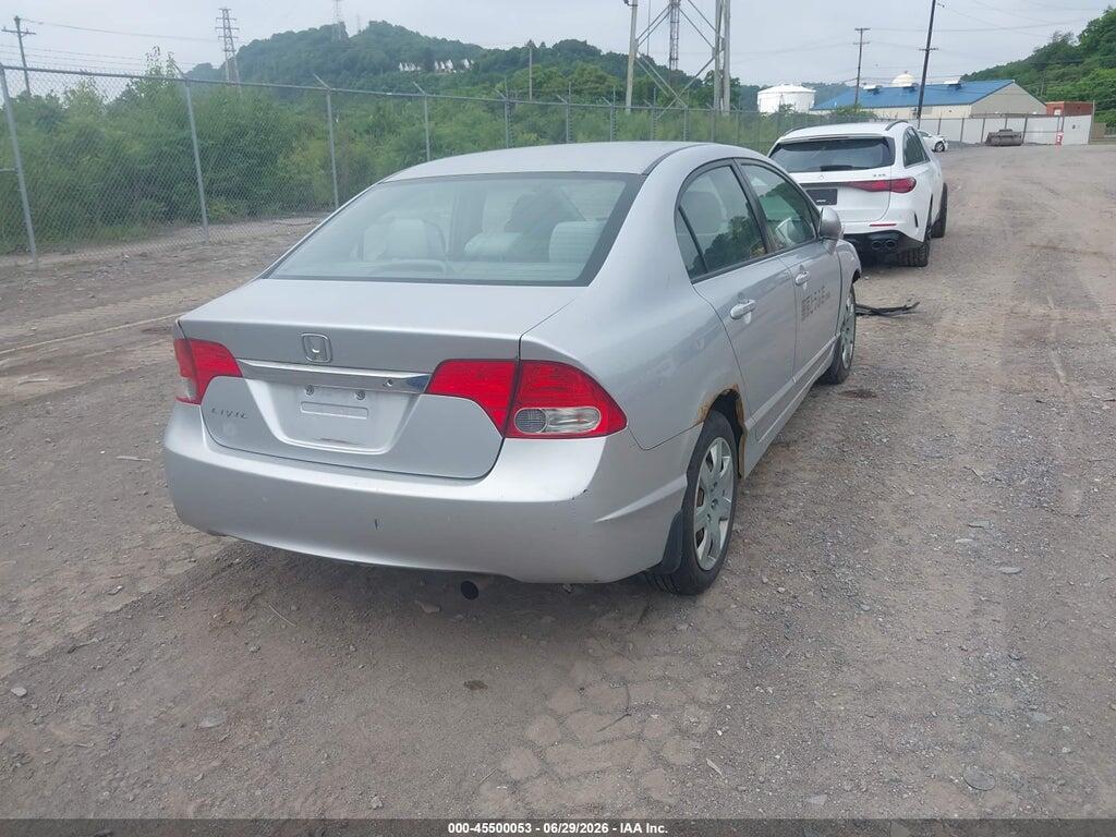 2HGFA16569H316335 2009 HONDA CIVIC photo no. 4