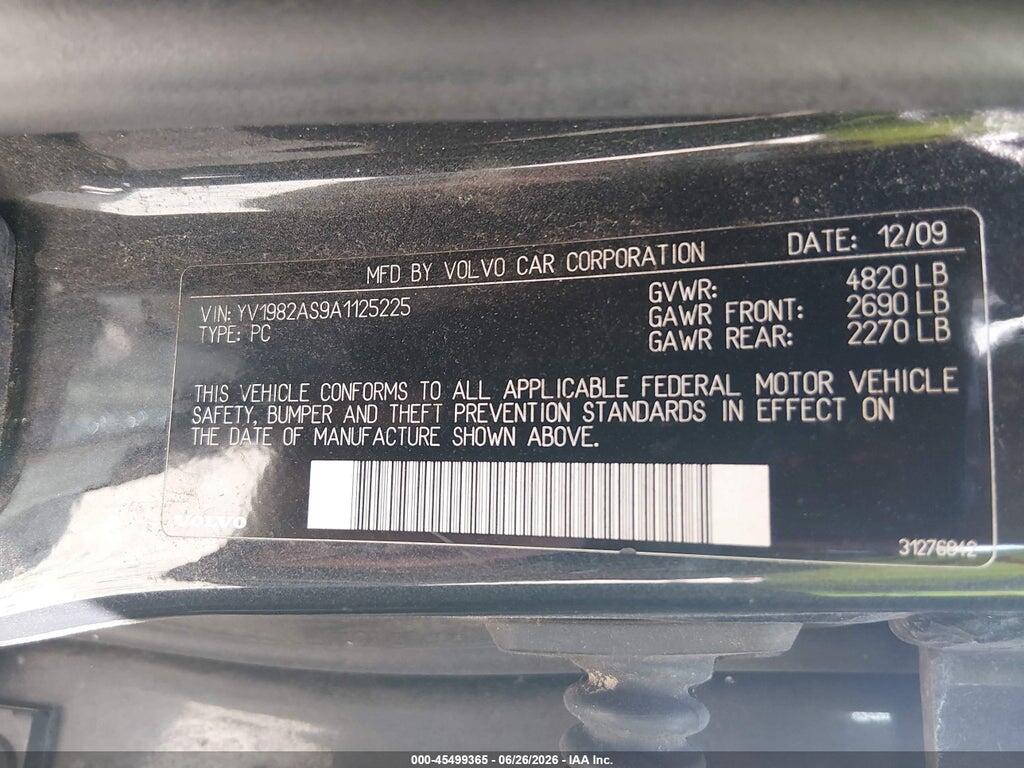 YV1982AS9A1125225 2010 VOLVO S80 photo no. 9
