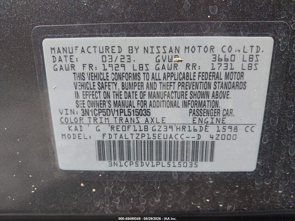 3N1CP5DV1PL515035 2023 NISSAN KICKS photo no. 9