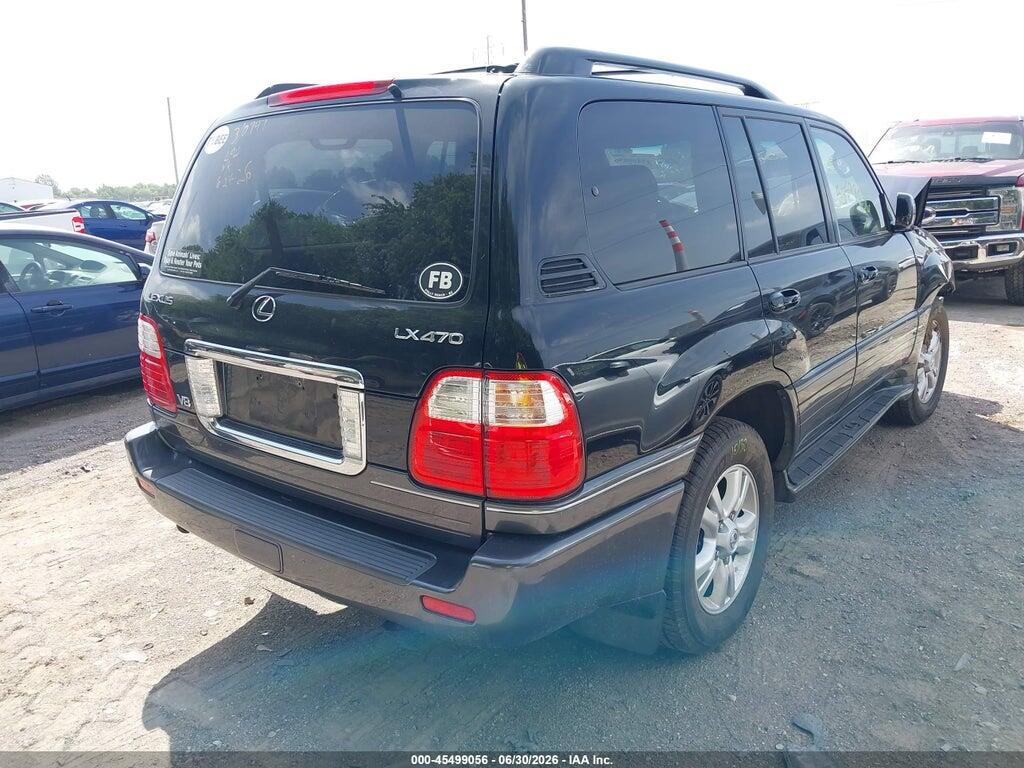 JTJHT00W853549222 2005 LEXUS LX 470 photo no. 4
