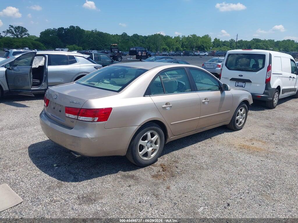 5NPEU46F26H048415 2006 HYUNDAI SONATA photo no. 4