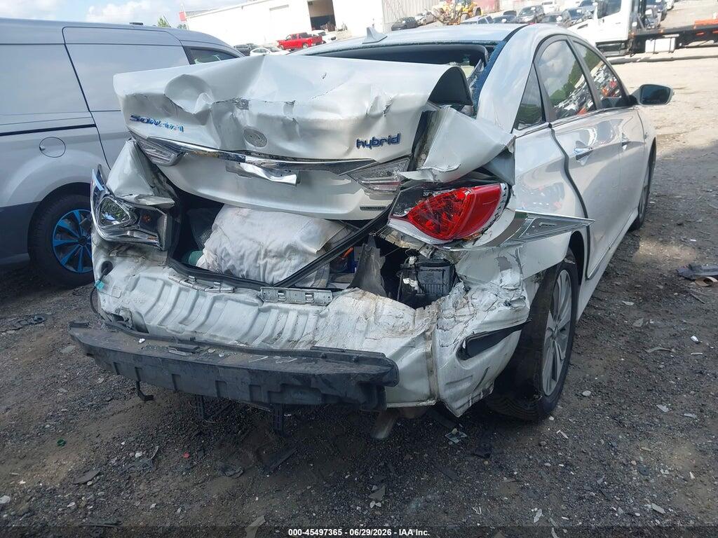 KMHEC4A41DA091653 2013 HYUNDAI SONATA HYBRID photo no. 4