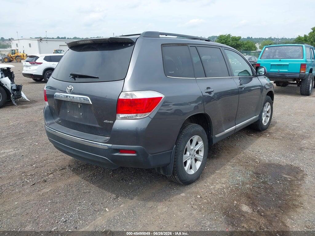 5TDBK3EH4CS093884 2012 TOYOTA HIGHLANDER photo no. 4