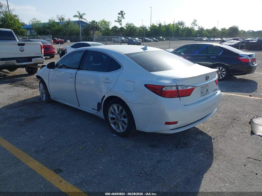 JTHBW1GG2D2008738 2013 LEXUS ES 300H photo no. 3