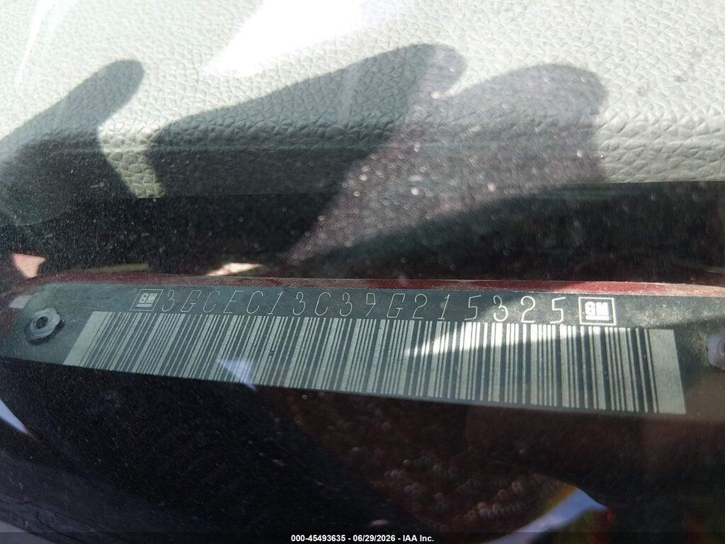 3GCEC13C39G215325 2009 CHEVROLET SILVERADO 1500 photo no. 9