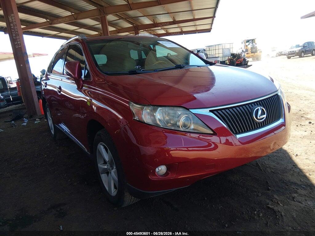2T2BK1BA6AC017726 2010 LEXUS RX 350 photo no. 1