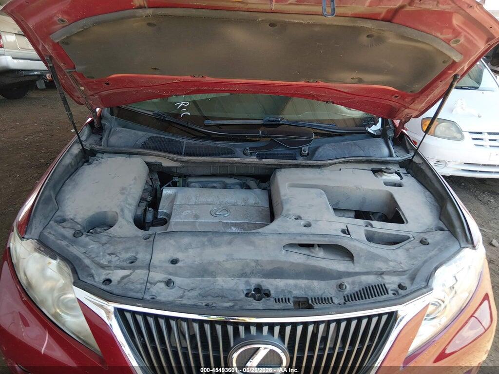 2T2BK1BA6AC017726 2010 LEXUS RX 350 photo no. 10