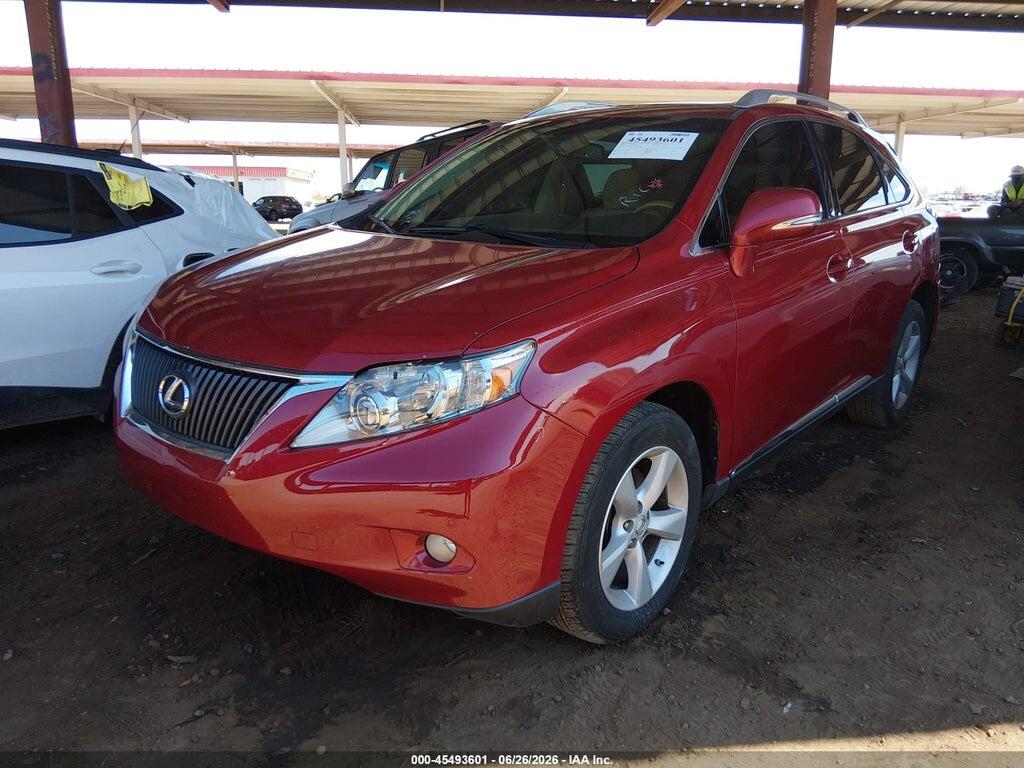 2T2BK1BA6AC017726 2010 LEXUS RX 350 photo no. 2