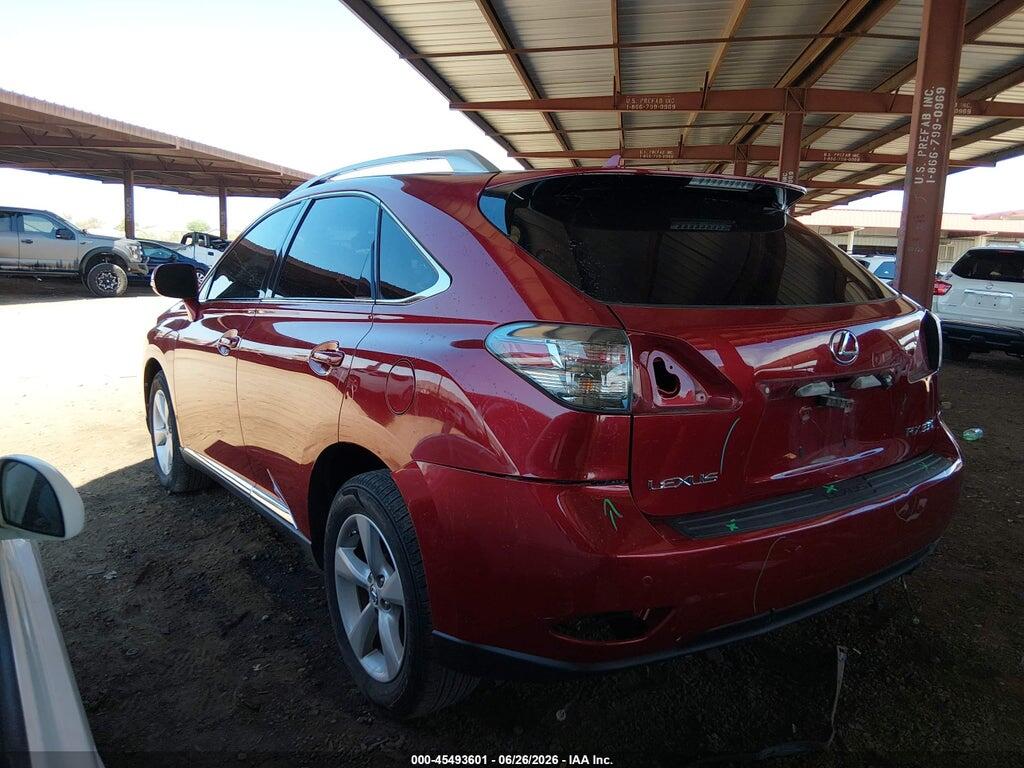 2T2BK1BA6AC017726 2010 LEXUS RX 350 photo no. 3