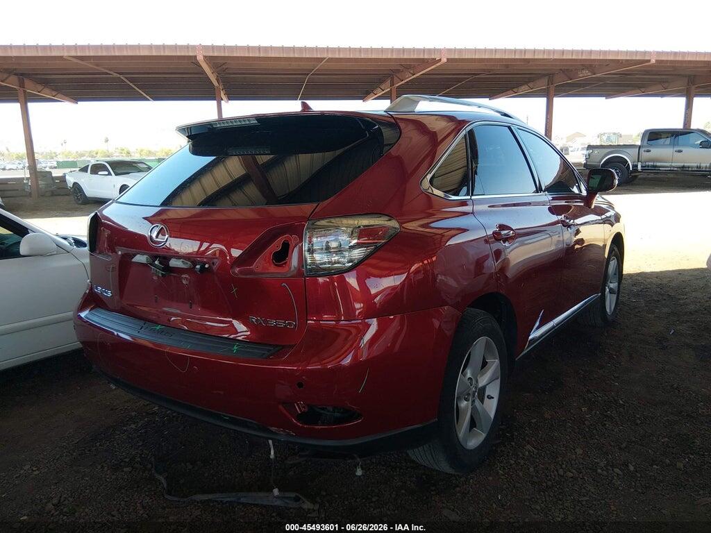 2T2BK1BA6AC017726 2010 LEXUS RX 350 photo no. 4