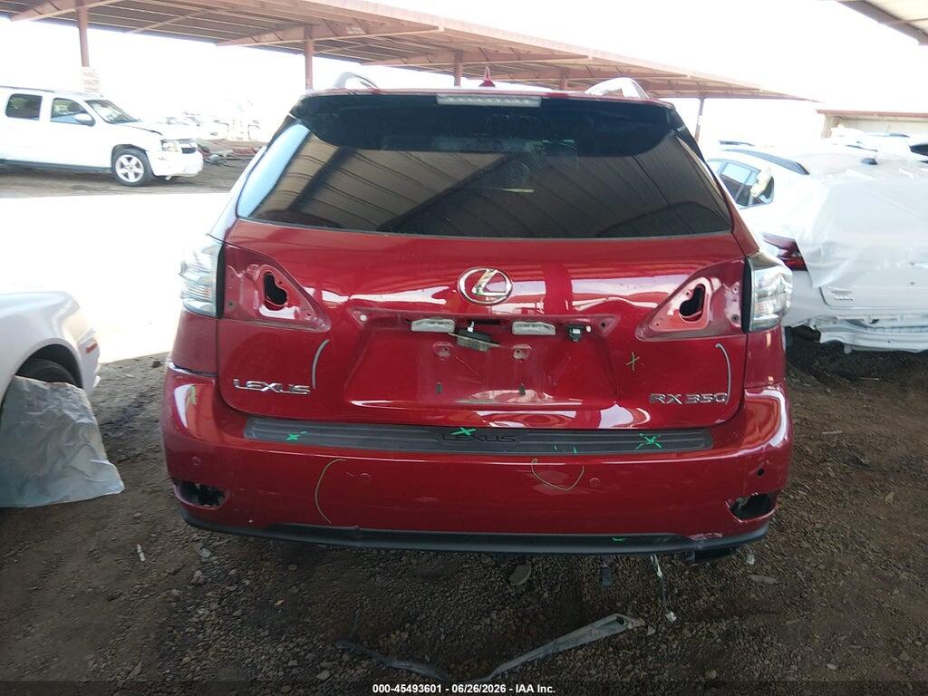 2T2BK1BA6AC017726 2010 LEXUS RX 350 photo no. 6