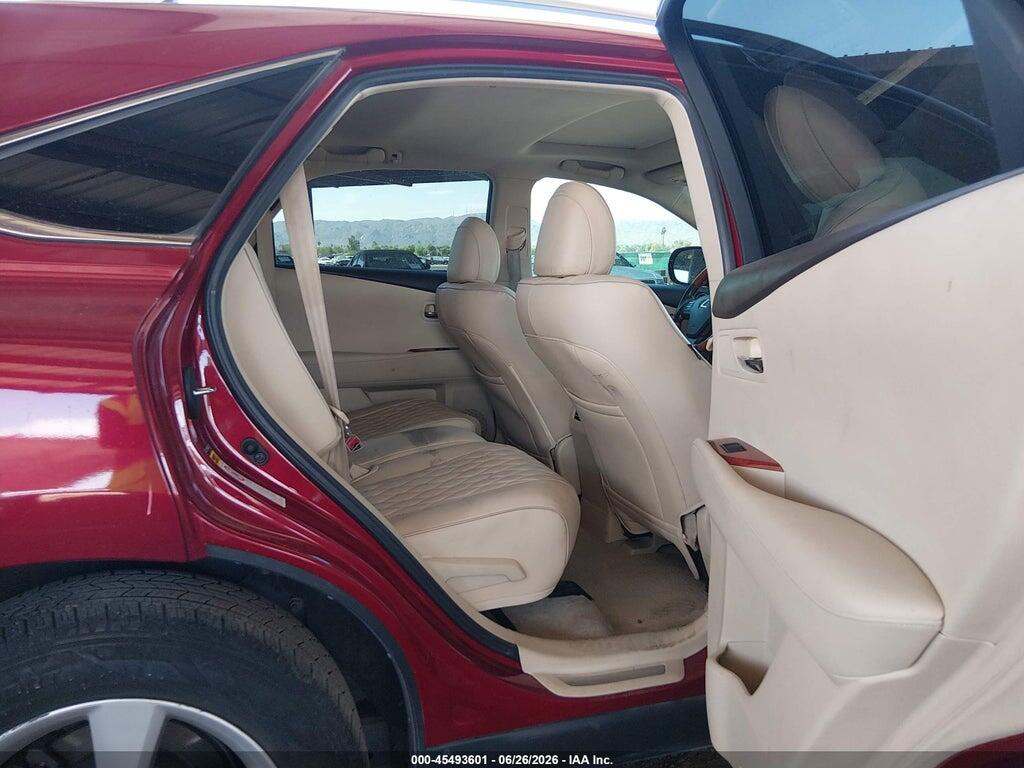 2T2BK1BA6AC017726 2010 LEXUS RX 350 photo no. 8