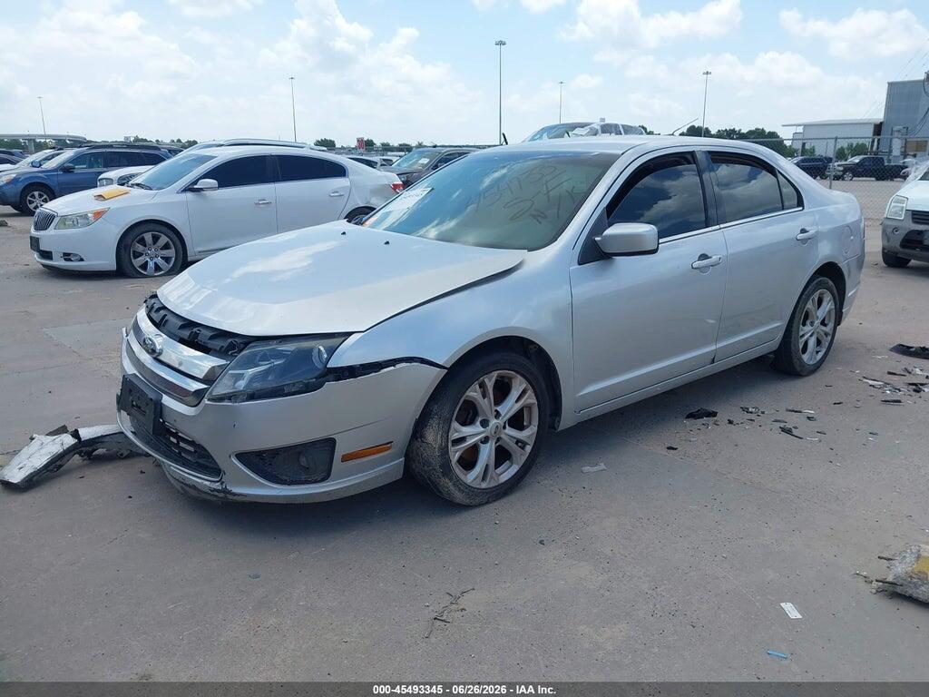 3FAHP0HA7CR306232 2012 FORD FUSION photo no. 2