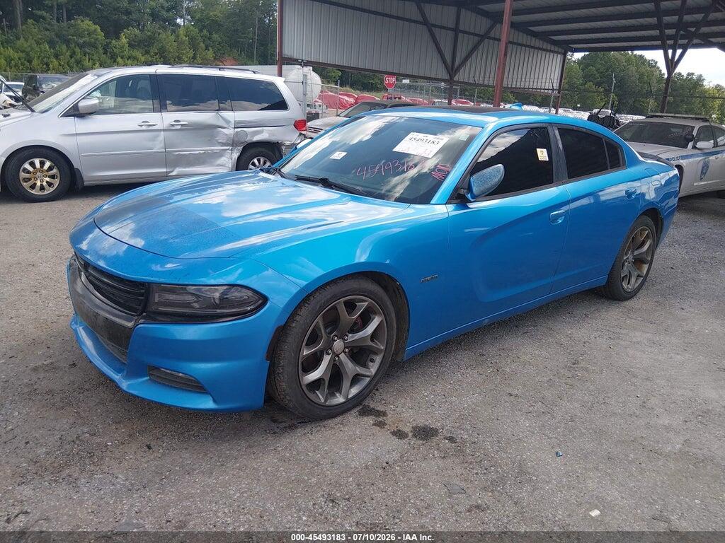 2C3CDXCT2FH738486 2015 DODGE CHARGER photo no. 2