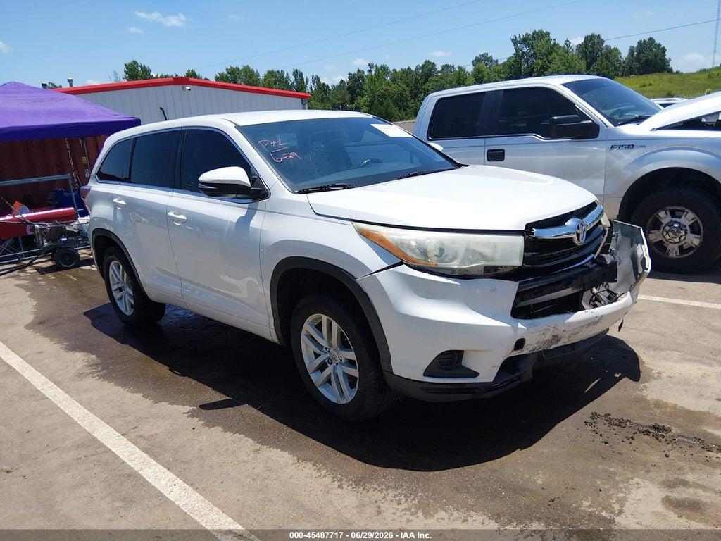 5TDZKRFH1FS117711 2015 TOYOTA HIGHLANDER photo no. 1