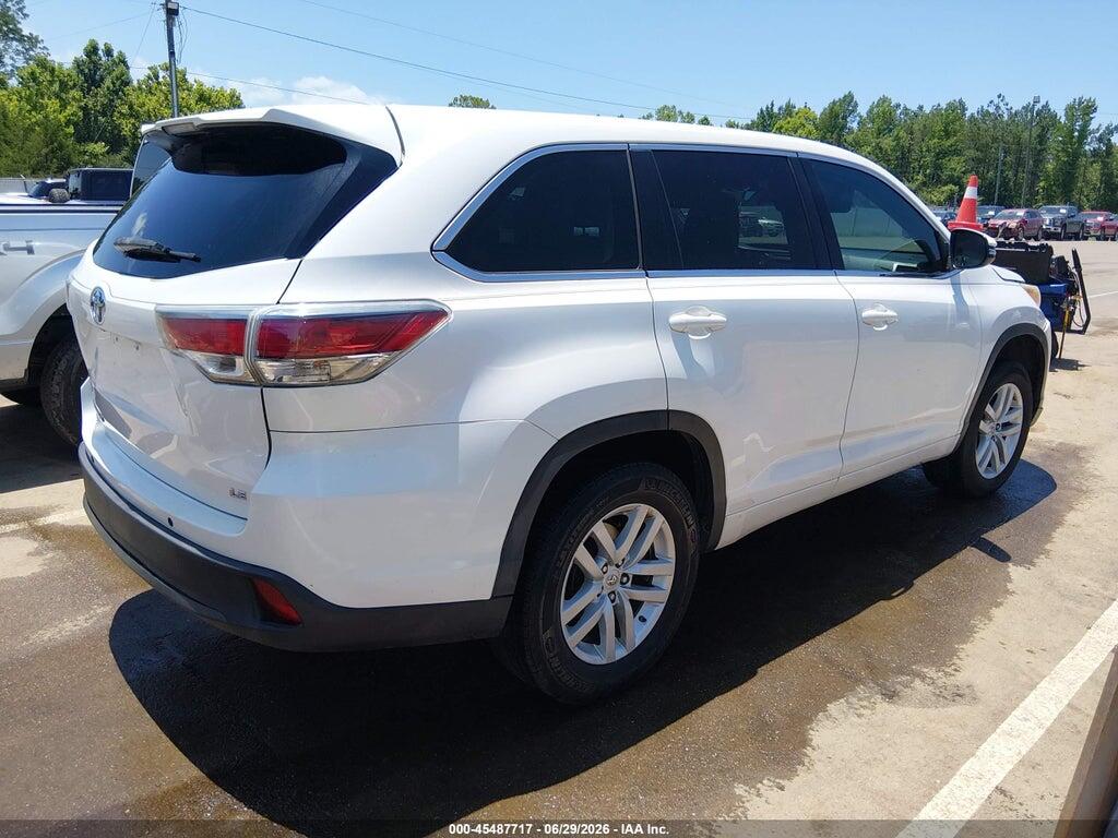 5TDZKRFH1FS117711 2015 TOYOTA HIGHLANDER photo no. 4
