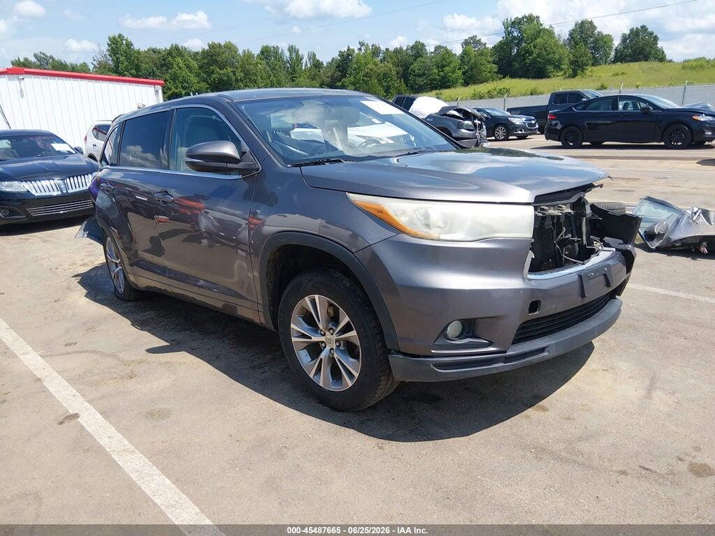 5TDZKRFH0FS103198 2015 TOYOTA HIGHLANDER photo no. 1