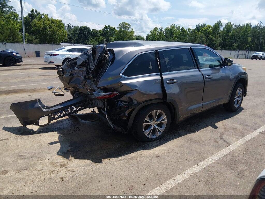 5TDZKRFH0FS103198 2015 TOYOTA HIGHLANDER photo no. 4