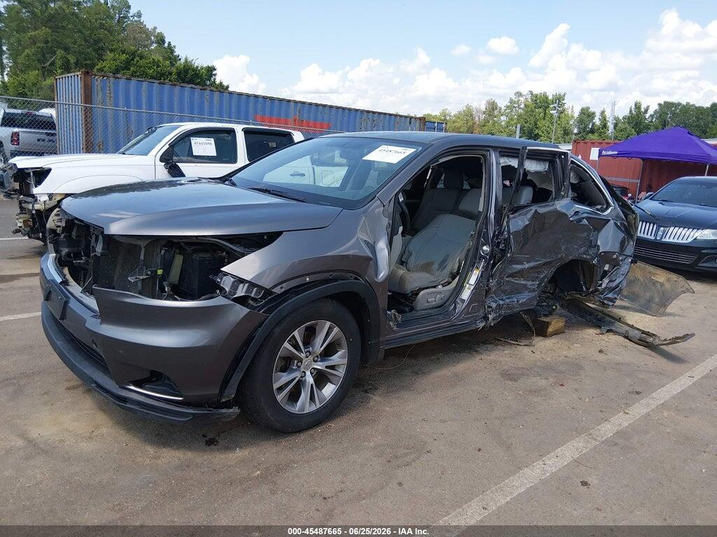 5TDZKRFH0FS103198 2015 TOYOTA HIGHLANDER photo no. 6