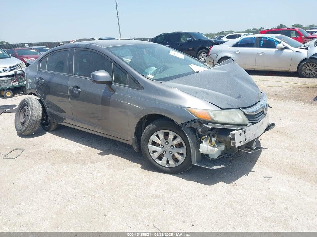 2HGFB2F54CH334729 2012 HONDA CIVIC photo no. 1
