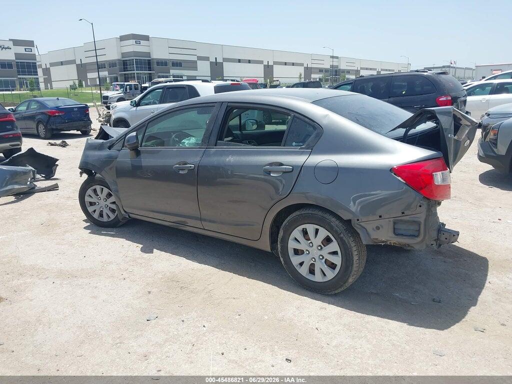 2HGFB2F54CH334729 2012 HONDA CIVIC photo no. 3