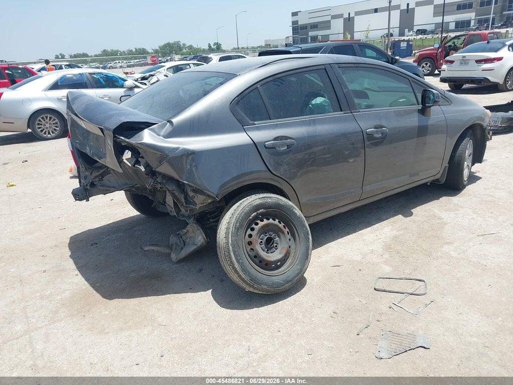 2HGFB2F54CH334729 2012 HONDA CIVIC photo no. 4