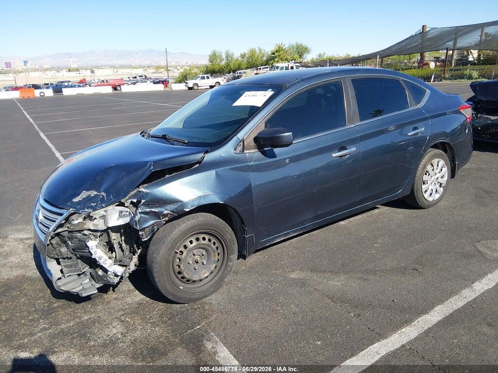 3N1AB7AP2FL658145 2015 NISSAN SENTRA photo no. 2