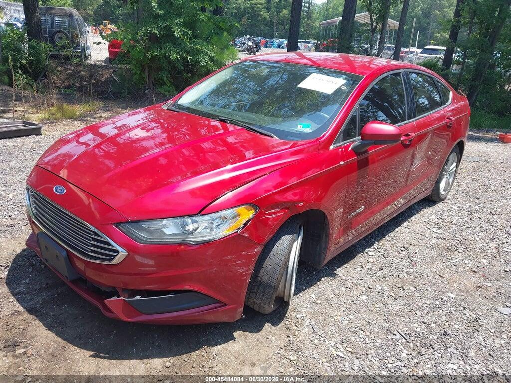 3FA6P0LU3JR153435 2018 FORD FUSION HYBRID photo no. 2