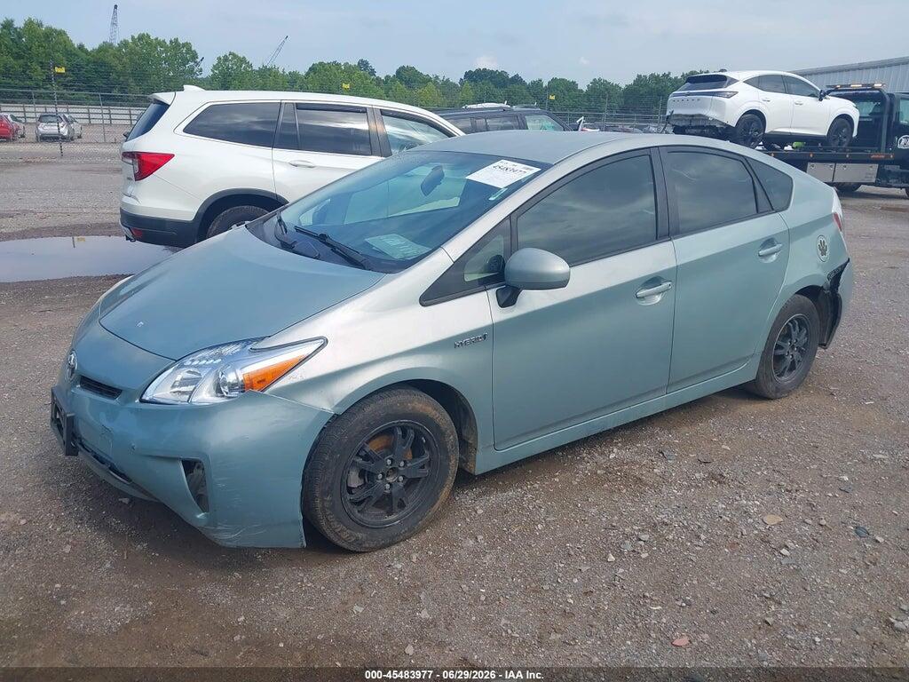 JTDKN3DU4D1629821 2013 TOYOTA PRIUS photo no. 2