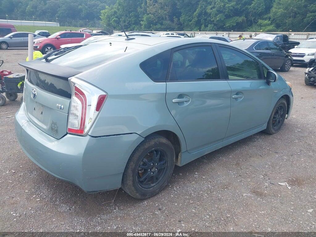 JTDKN3DU4D1629821 2013 TOYOTA PRIUS photo no. 4