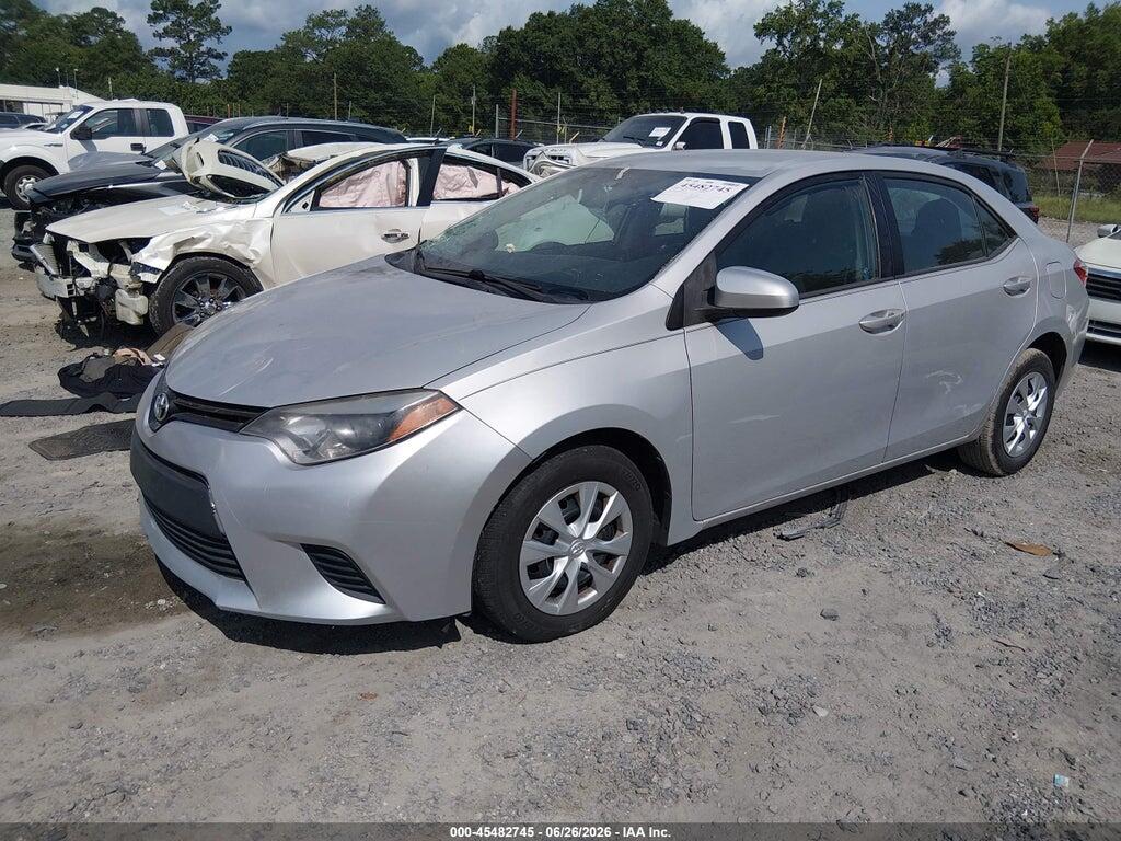 2T1BURHE6FC420121 2015 TOYOTA COROLLA photo no. 2