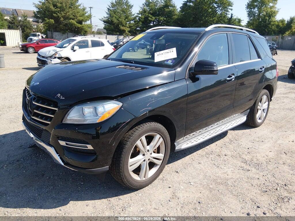 4JGDA5HB8FA518583 2015 MERCEDES-BENZ ML 350 photo no. 2