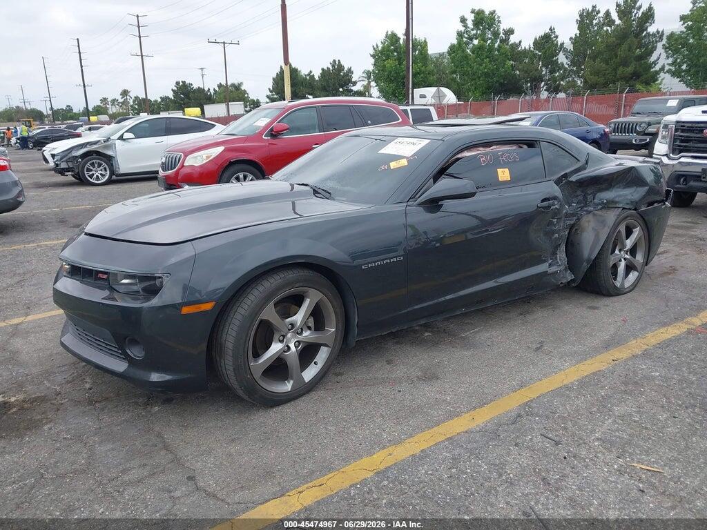 2G1FB1E37E9191242 2014 CHEVROLET CAMARO photo no. 2