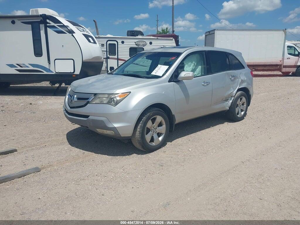 2HNYD28739H520037 2009 ACURA MDX photo no. 2
