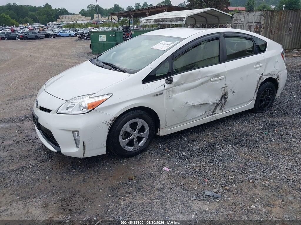 JTDKN3DU1F0484200 2015 TOYOTA PRIUS photo no. 2