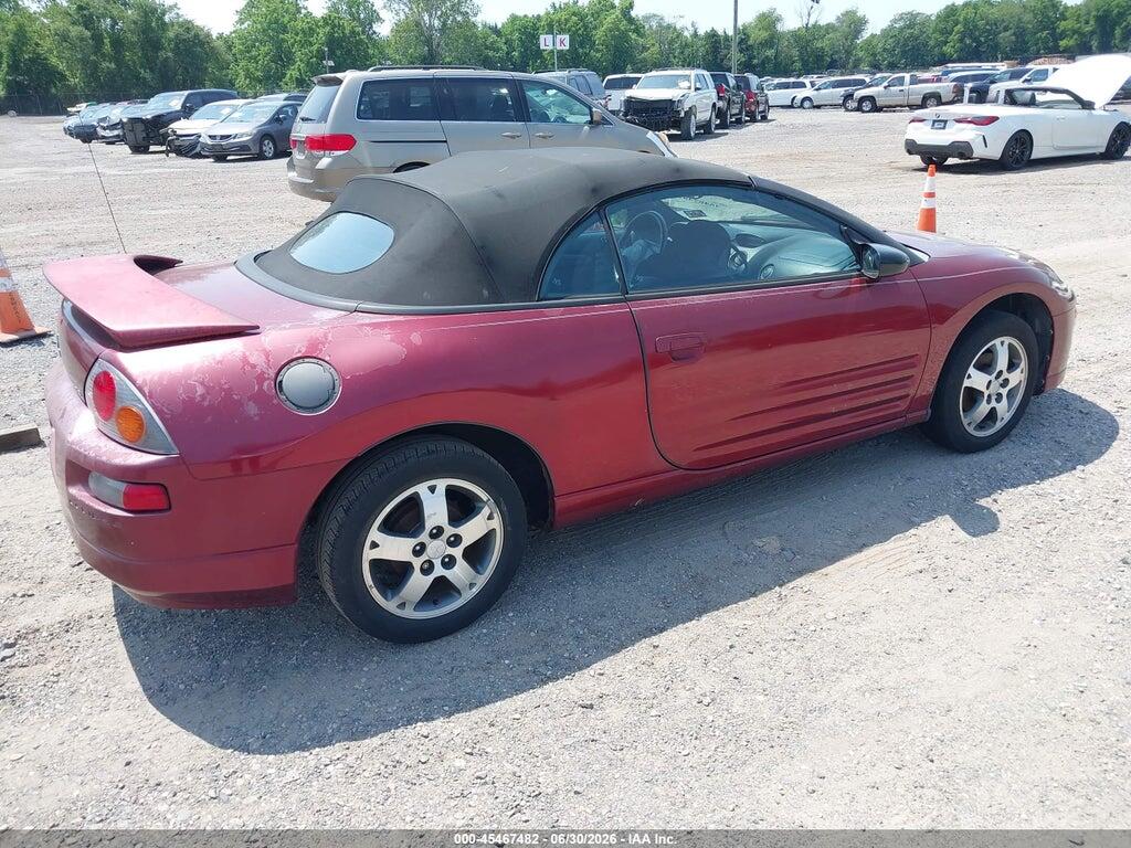 4A3AE45G75E021101 2005 MITSUBISHI ECLIPSE SPYDER photo no. 4