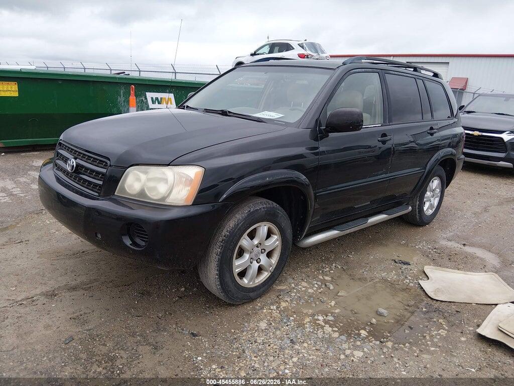 JTEGF21A720031423 2002 TOYOTA HIGHLANDER photo no. 2