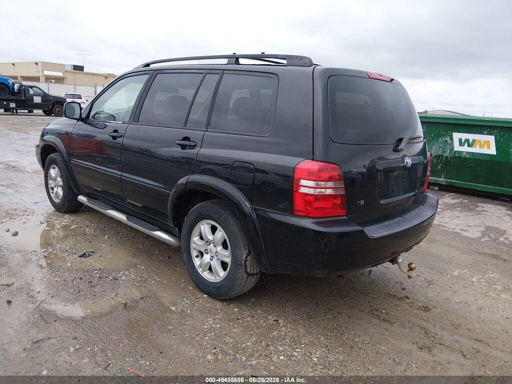 JTEGF21A720031423 2002 TOYOTA HIGHLANDER photo no. 3