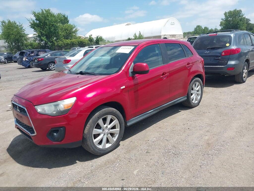 4A4AR3AUXDE014907 2013 MITSUBISHI OUTLANDER SPORT photo no. 2