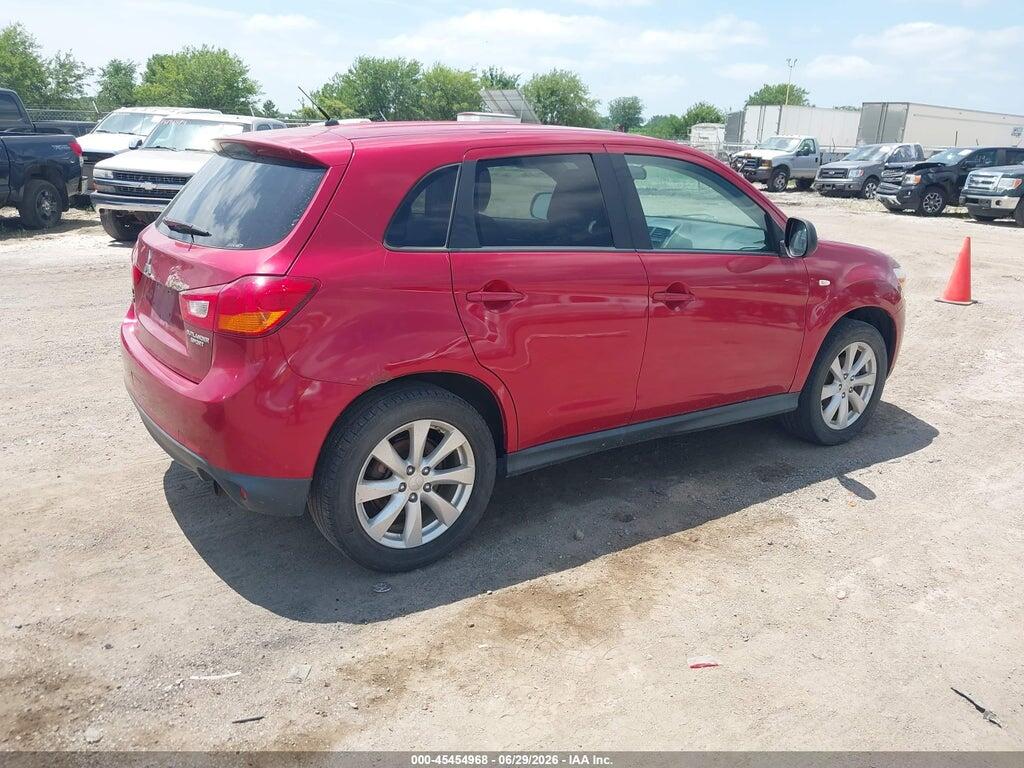 4A4AR3AUXDE014907 2013 MITSUBISHI OUTLANDER SPORT photo no. 4