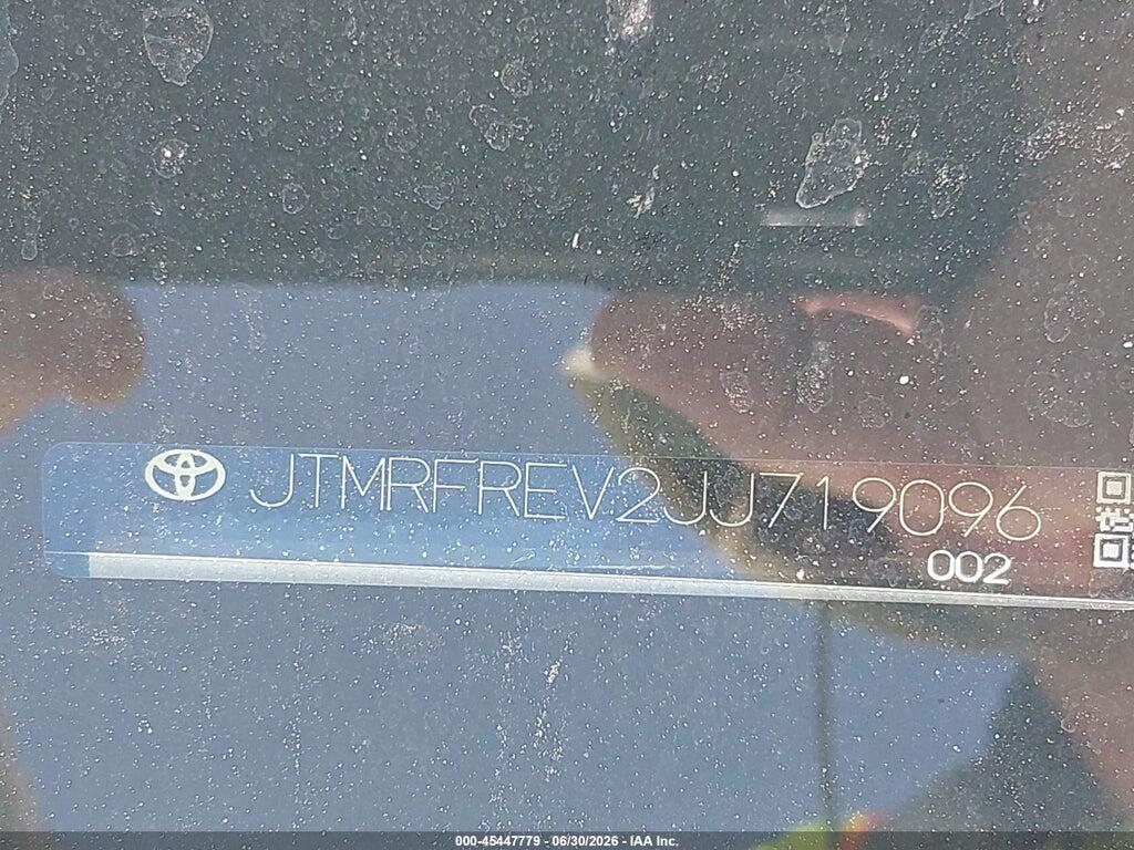 JTMRFREV2JJ719096 2018 TOYOTA RAV4 photo no. 9
